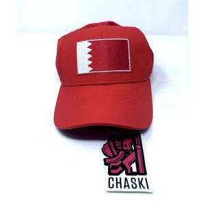 Nike Bahrain RED Legacy91 Running Hat Dri-Fit Flag Logo NEW CU8435-641 RARE